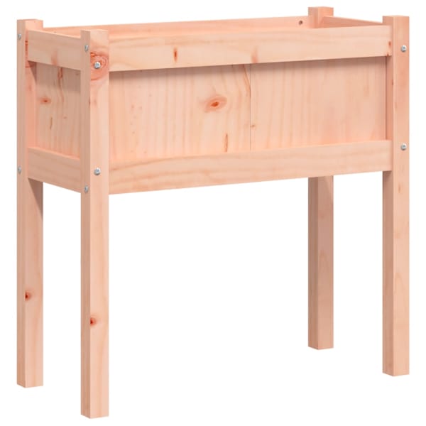 Taimekast jalgadega 70 × 31 × 70 cm, ebatsuugapuit (töötlemata) – naturaalne ebatsuuga