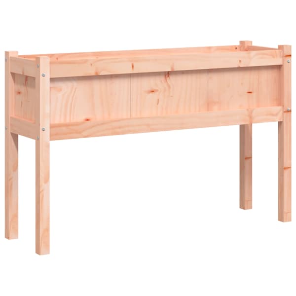 Taimekast jalgadega 110 × 31 × 70 cm, ebatsuugapuit (töötlemata) – naturaalne ebatsuuga – 2 tk