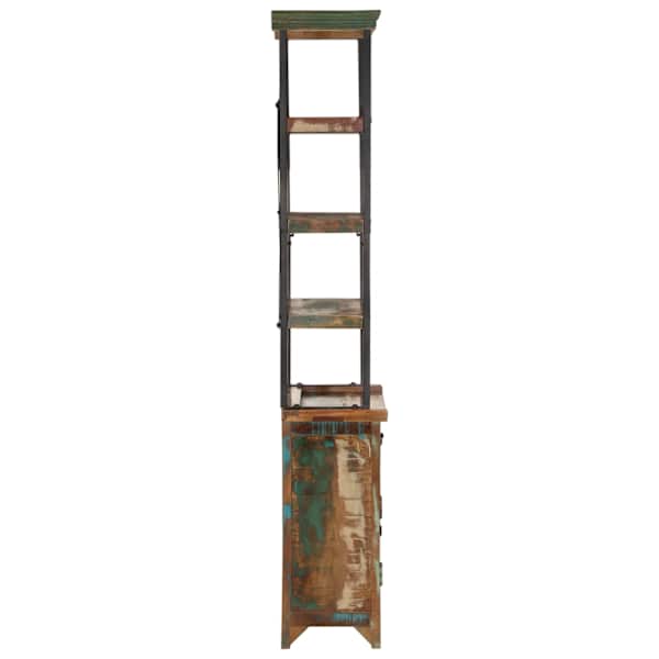 Kõrge kapp, 55 × 30 × 180 cm, taastatud puit