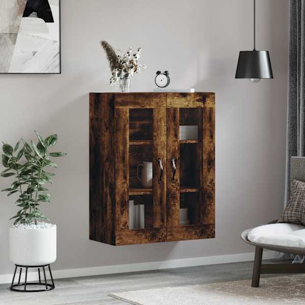 Seinakapp, suitsutatud tamm, 69,5 × 34 × 90 cm, tehispuit