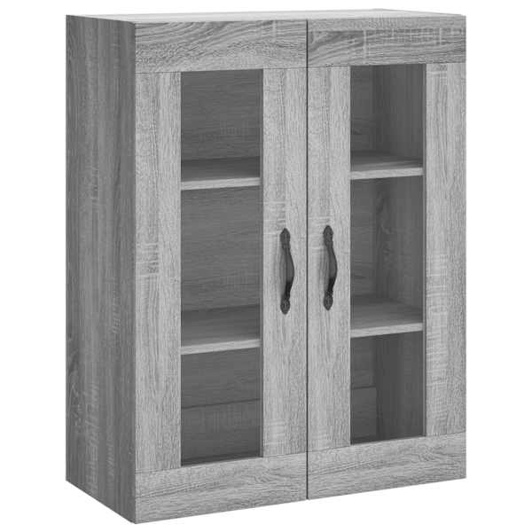 Seinakapp, hall Sonoma tamm, 69,5 × 34 × 90 cm, tehispuit