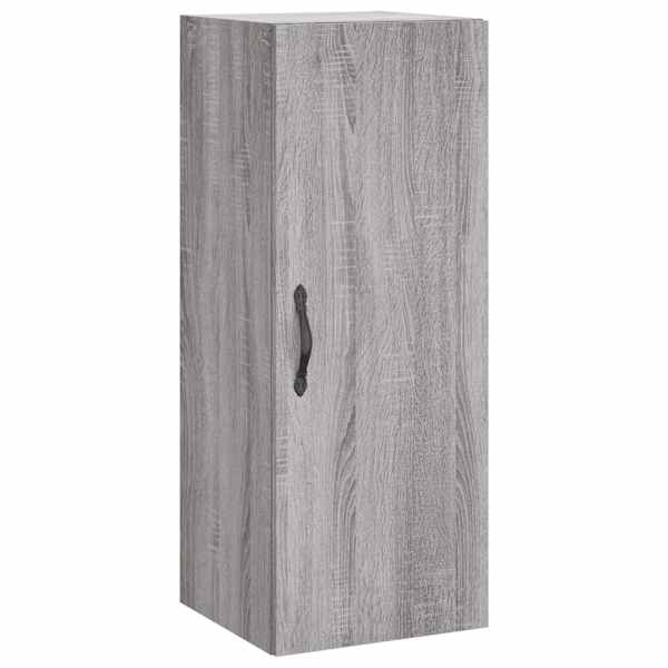 Seinakapp, hall Sonoma tamm, 34,5 × 34 × 90 cm, tehispuit