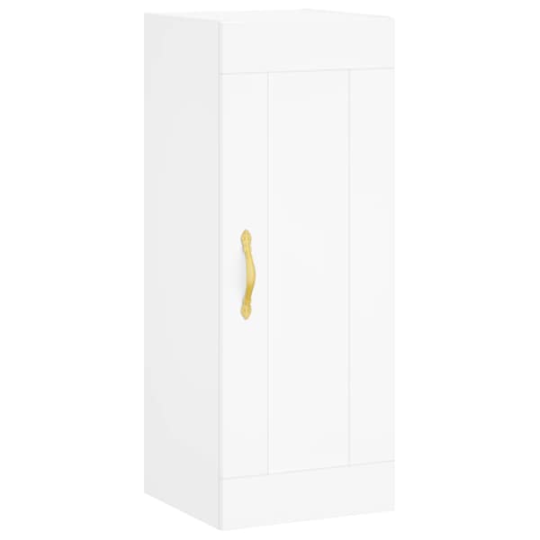 Seinakapp, valge, 34,5 × 34 × 90 cm, tehispuit
