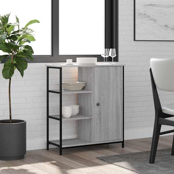 Puhvetkapp, hall Sonoma tamm, 70 × 30 × 80 cm, tehispuit
