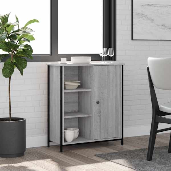 Puhvetkapp, hall Sonoma tamm, 70 × 30 × 80 cm, tehispuit