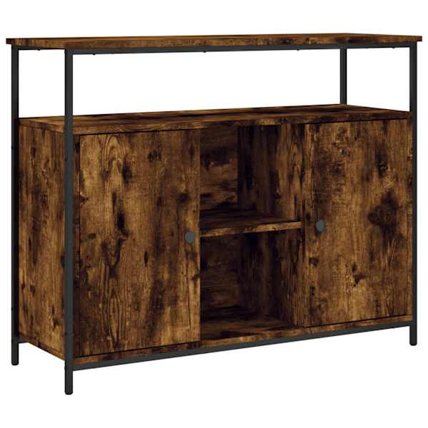 Puhvetkapp, suitsutatud tamm, 100 × 35 × 80 cm tehispuit