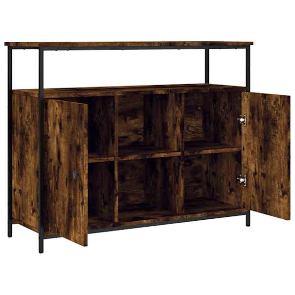 Puhvetkapp, suitsutatud tamm, 100 × 35 × 80 cm tehispuit