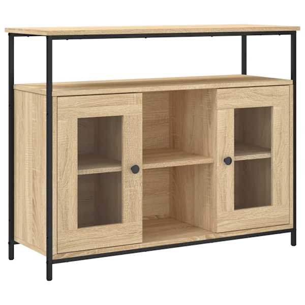 Puhvetkapp, Sonoma tamm, 100 × 35 × 80 cm, tehispuit