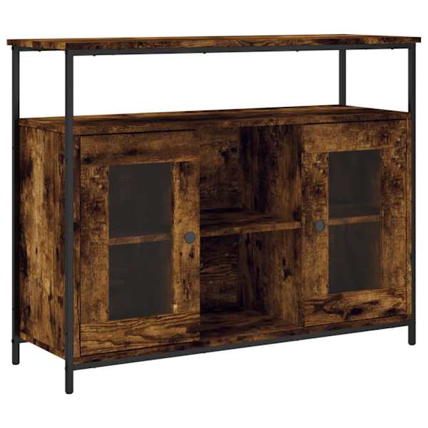 Puhvetkapp, suitsutatud tamm, 100 × 35 × 80 cm tehispuit