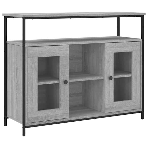 Puhvetkapp, hall Sonoma tamm, 100 × 35 × 80 cm, tehispuit