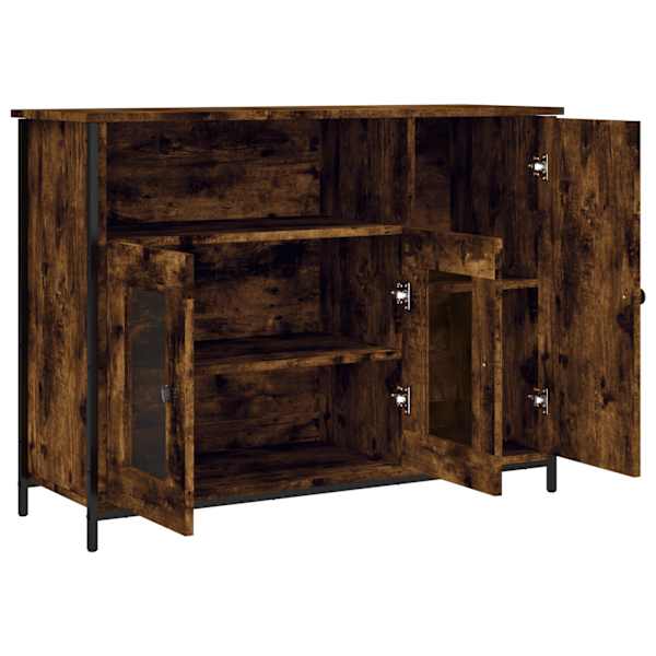 Puhvetkapp, suitsutatud tamm, 100 × 35 × 75 cm, tehispuit