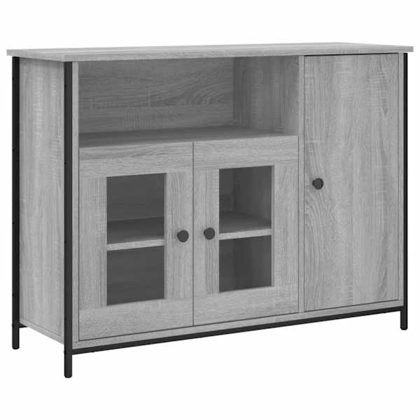 Puhvetkapp, hall Sonoma tamm, 100 × 35 × 75 cm, tehispuit