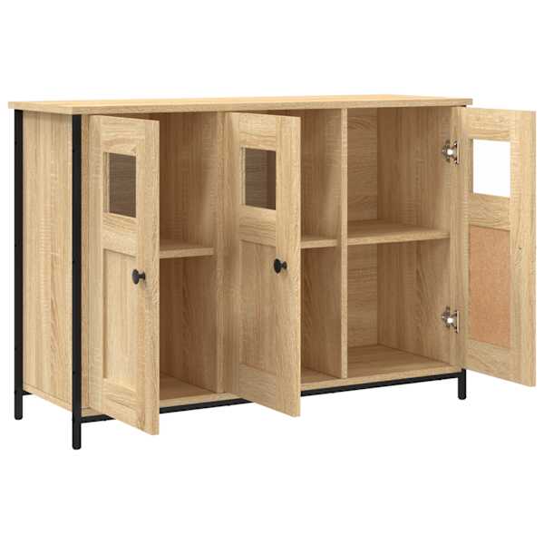 Puhvetkapp, Sonoma tamm, 100 × 35 × 70 cm, tehispuit