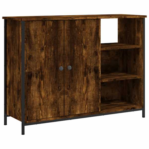 Puhvetkapp, suitsutatud tamm, 100 × 33 × 75 cm tehispuit