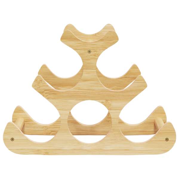 Veiniriiul 6 pudelile, 35 × 18 × 25,5 cm, bambus