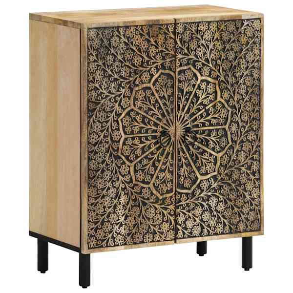 Puhvetkapid 3 tk, 60 × 33 × 75 cm, mangopuit