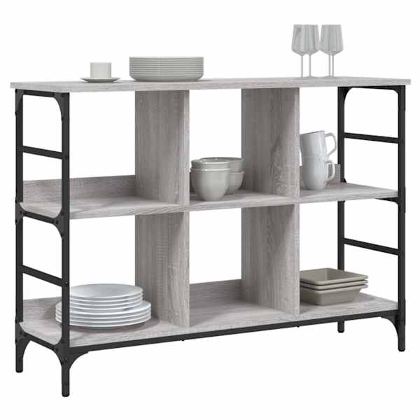 Puhvetkapp, hall Sonoma tamm, 102 × 32 × 73,5 cm, tehispuit