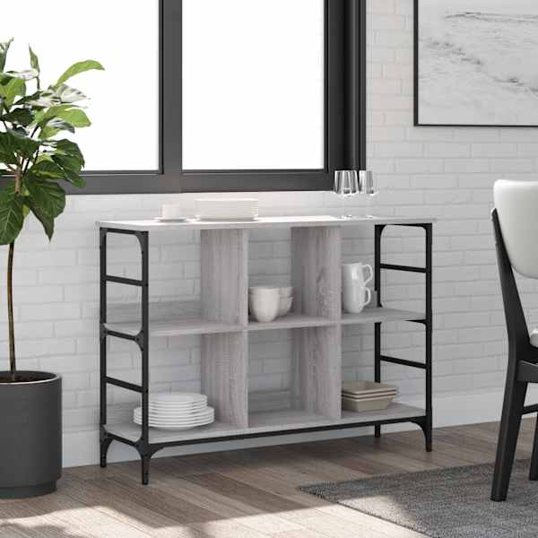 Puhvetkapp, hall Sonoma tamm, 102 × 32 × 73,5 cm, tehispuit