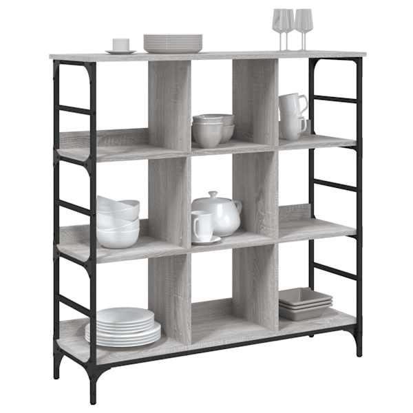 Puhvetkapp, hall Sonoma tamm, 102 × 32 × 103,5 cm, tehispuit