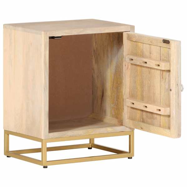 Öökapp, 40 × 30 × 50 cm, mangopuit ja raud