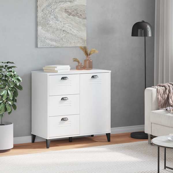 Puhvetkapp "VIKEN", valge, 80 × 40 × 80 cm, tehispuit