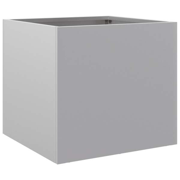 Taimekast 32 × 30 × 29 cm, tsingitud teras – hõbedane