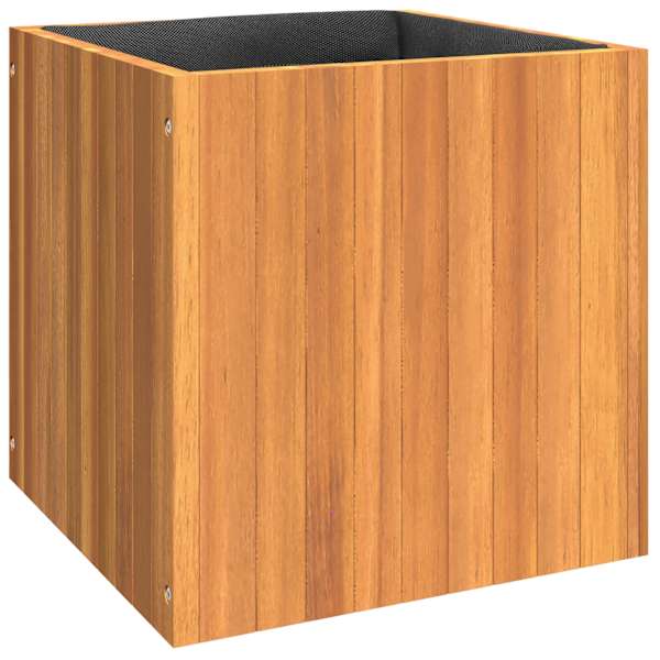 Taimekast 45 × 45 × 45 cm, õliviimistlusega akaatsiapuit
