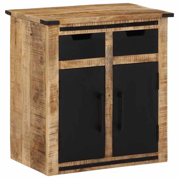 Puhvetkapp 2 sahtliga, 55 × 35 × 60 cm, mangopuit