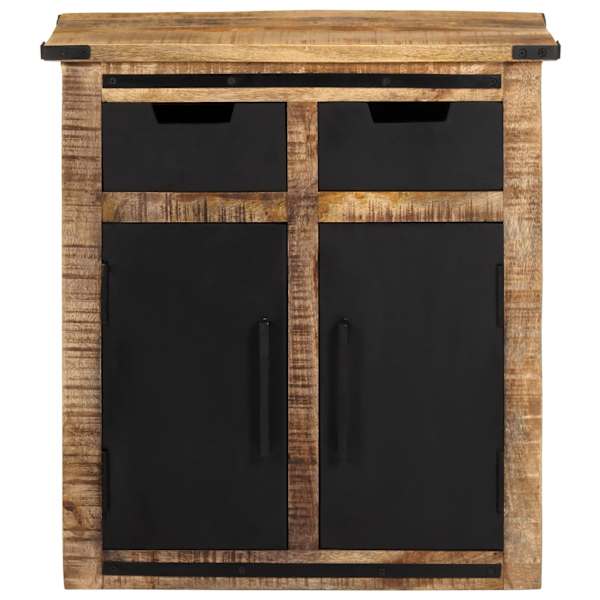 Puhvetkapp 2 sahtliga, 55 × 35 × 60 cm, mangopuit
