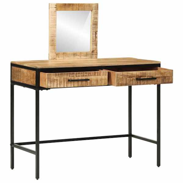Riietumislaud sahtliga Pruun 100 × 40 × 120 cm Mangopuit