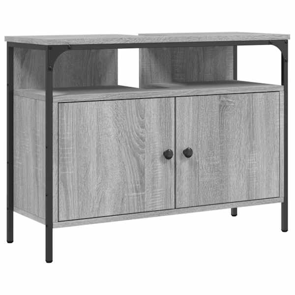 Valamukapp, hall Sonoma tamm, 80 × 30 × 60 cm, tehispuit