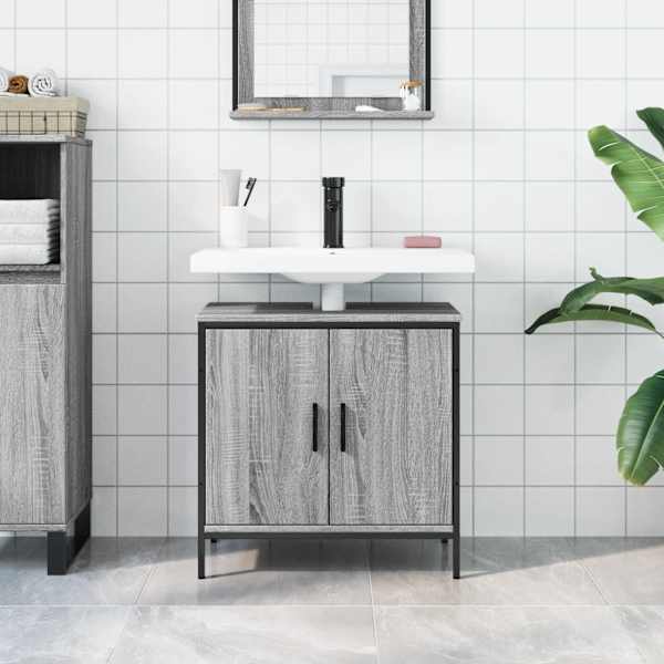Valamukapp, hall Sonoma tamm, 60 × 30 × 60 cm, tehispuit