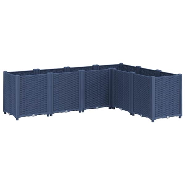 Taimekast 160 × 120 × 53 cm, PP (polüpropüleen) – sinakashall