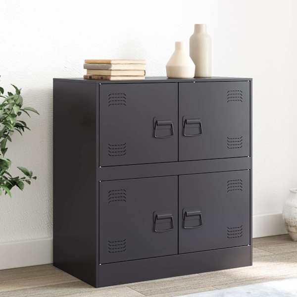 Puhvetkapp, must, 67 × 39 × 73 cm, teras