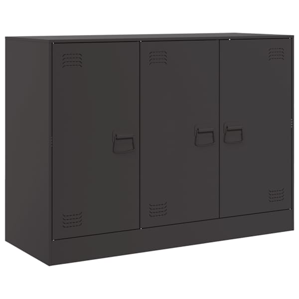 Puhvetkapp, must, 99 × 39 × 73 cm, teras