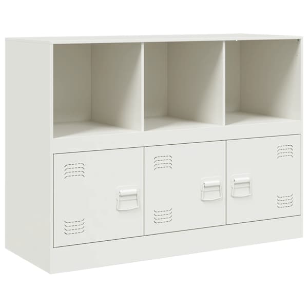 Puhvetkapp, valge, 99 × 39 × 73 cm, teras