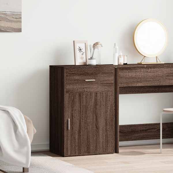 Hoiukapp, pruun tamm, 56,5 × 39 × 90 cm, tehispuit
