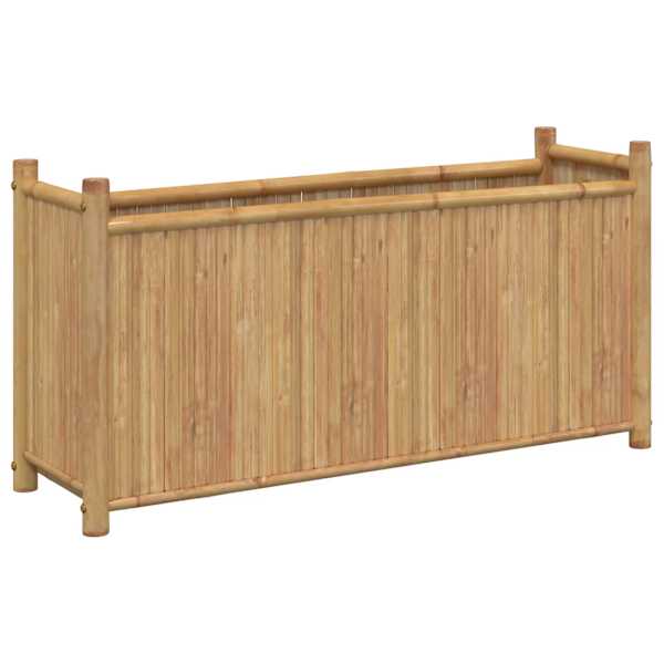 Taimekast 100 × 30 × 50 cm, naturaalse viimistlusega bambus