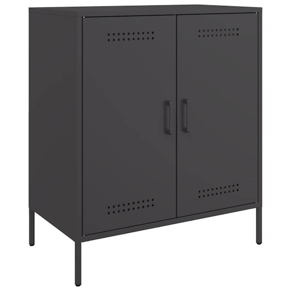 Puhvetkapp, must, 68 × 39 × 79 cm, teras