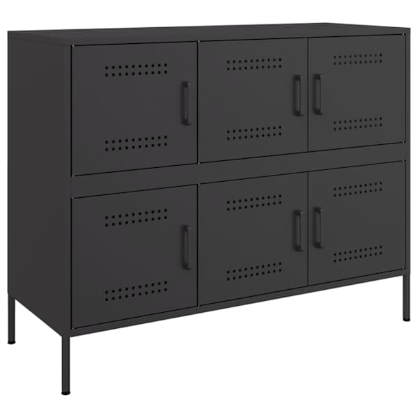 Puhvetkapp, must, 100,5 × 39 × 79 cm, teras