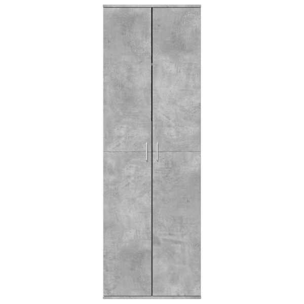 Kõrge kapp, betoonhall, 60 × 35 × 180 cm, tehispuit