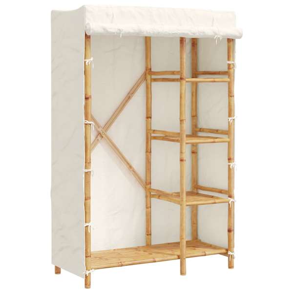 Riidekapp, 110 × 45 × 170 cm, bambus