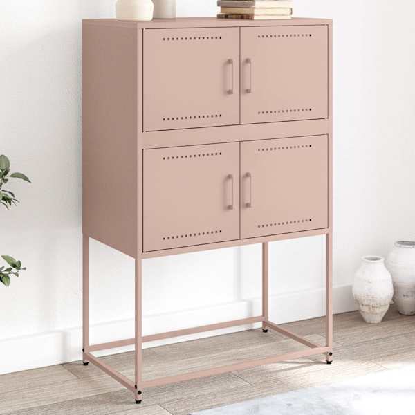Puhvetkapp, roosa, 68,5 × 38,5 × 107 cm, teras