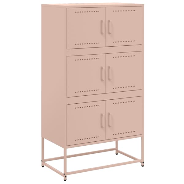 Puhvetkapp, roosa, 68,5 × 38,5 × 123,5 cm, teras
