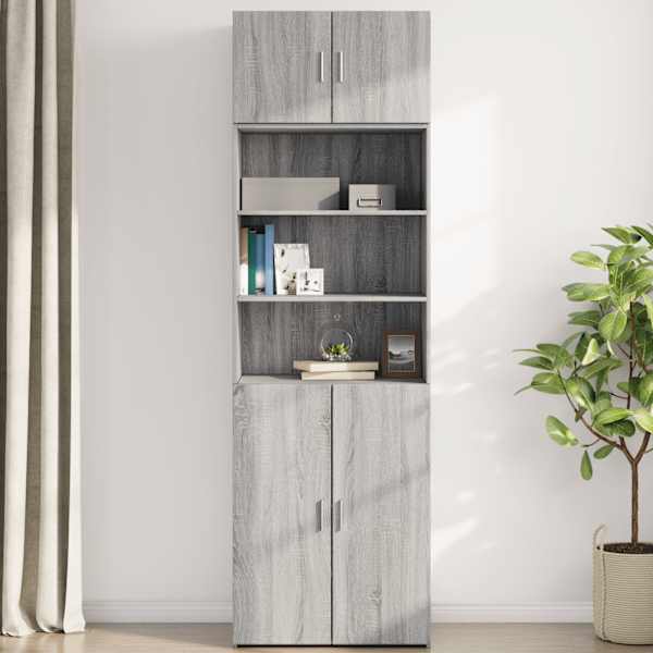 Telerikapp, hall Sonoma tamm, 70 × 42,5 × 40 cm, tehispuit