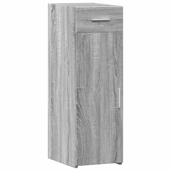 Puhvetkapp, hall Sonoma tamm, 30 × 42,5 × 93 cm, tehispuit