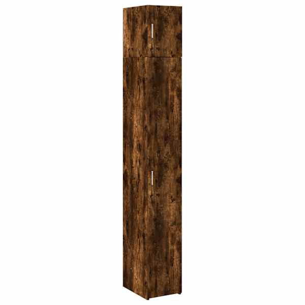 Kitsas hoiukapp, suitsutatud tamm, 30 × 42,5 × 225 cm tehispuit
