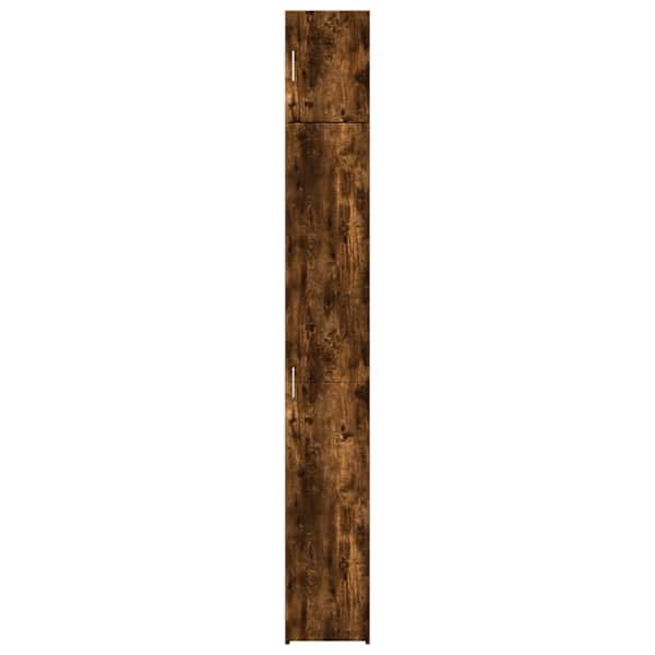 Kitsas hoiukapp, suitsutatud tamm, 30 × 42,5 × 225 cm tehispuit