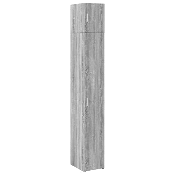Kitsas hoiukapp, hall Sonoma tamm, 30 × 42,5 × 225 cm tehispuit