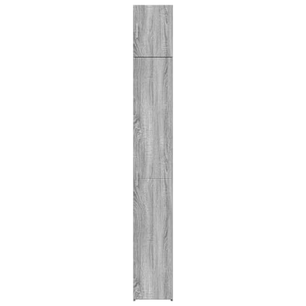 Kitsas hoiukapp, hall Sonoma tamm, 30 × 42,5 × 225 cm tehispuit